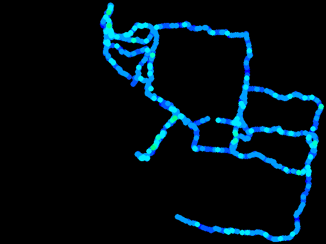  Poços de Caldas - walk 0.04 - 0.54 µSv/h