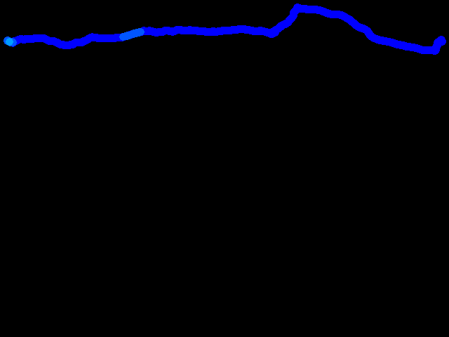  Brno - Telč - tranzit - autobus + chůze 0.04 - 0.21 µSv/h