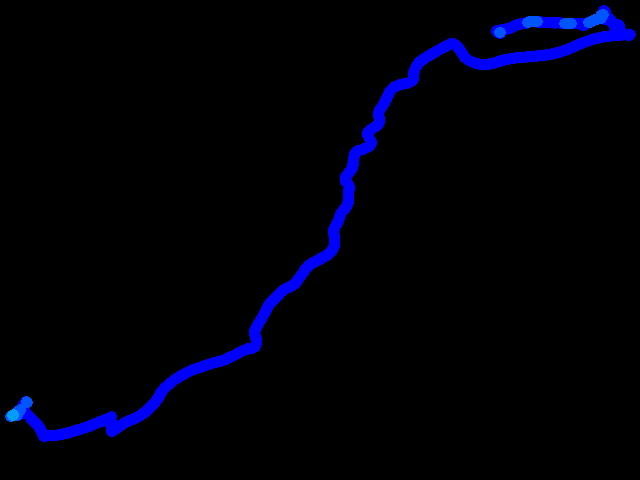  Olomouc - Bystřice - Pozořice - Sivice a zpět 0.04 - 0.21 µSv/h